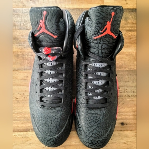 Nike Air Jordan 5 Retro 3Lab5 Infrared 2013 #599581 010 Men's Size 12 New - Picture 7 of 12